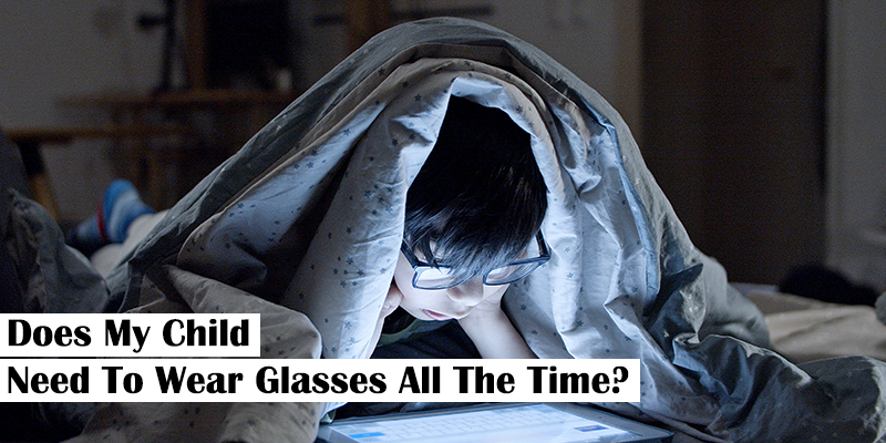 Child Wearing Glasses